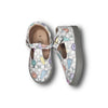 AUBREIGH PLAY Children's T-Strap Sneaker in Smiley & Stanley