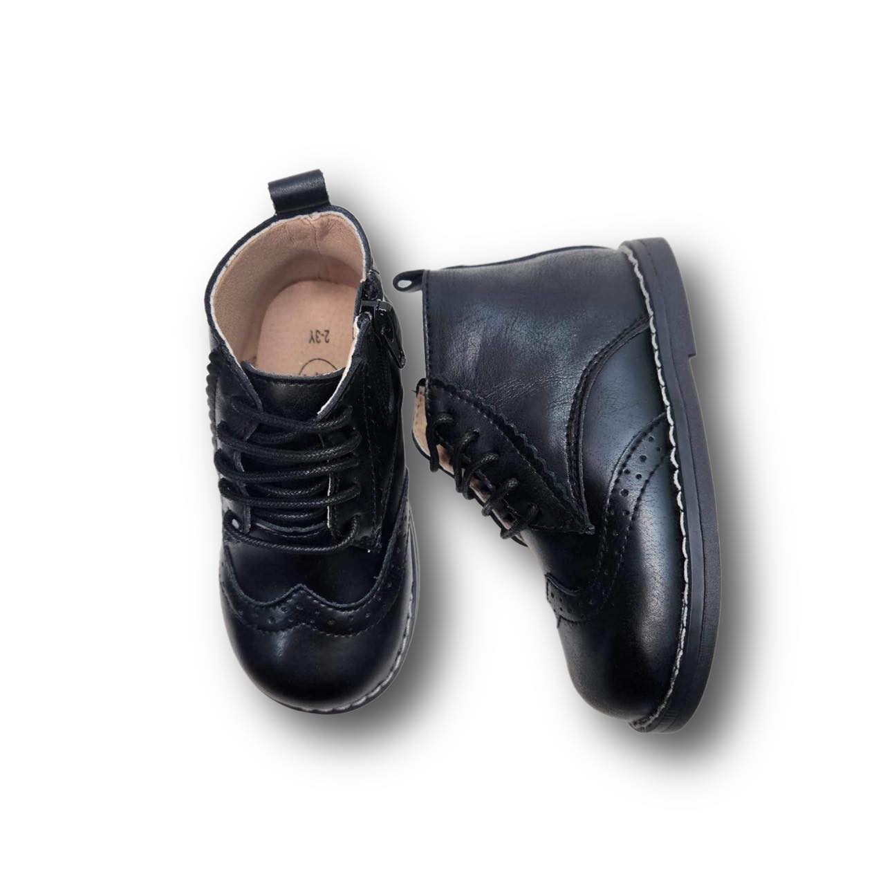 ALEAH Children's Boot in Black Leather