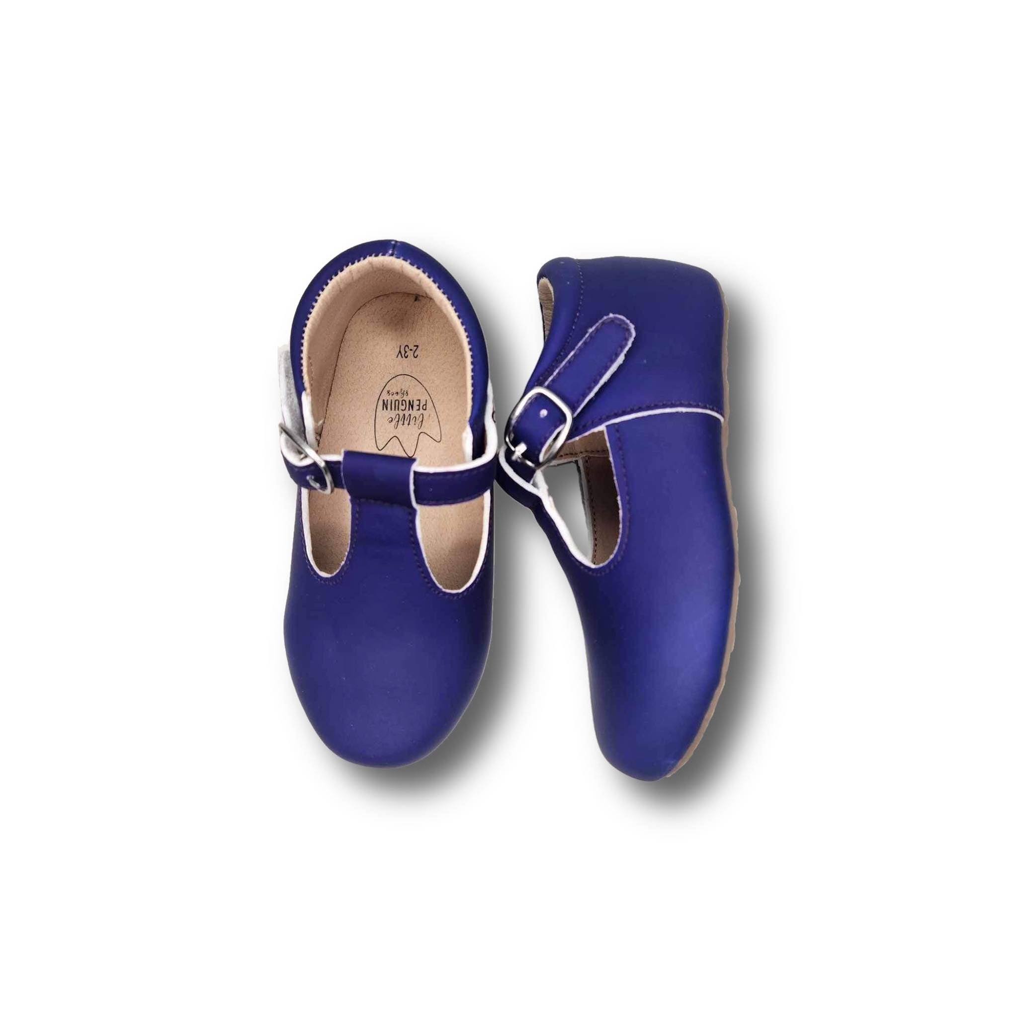AUBREIGH Children's T-Strap Shoe in Color Changing Purple and Pink