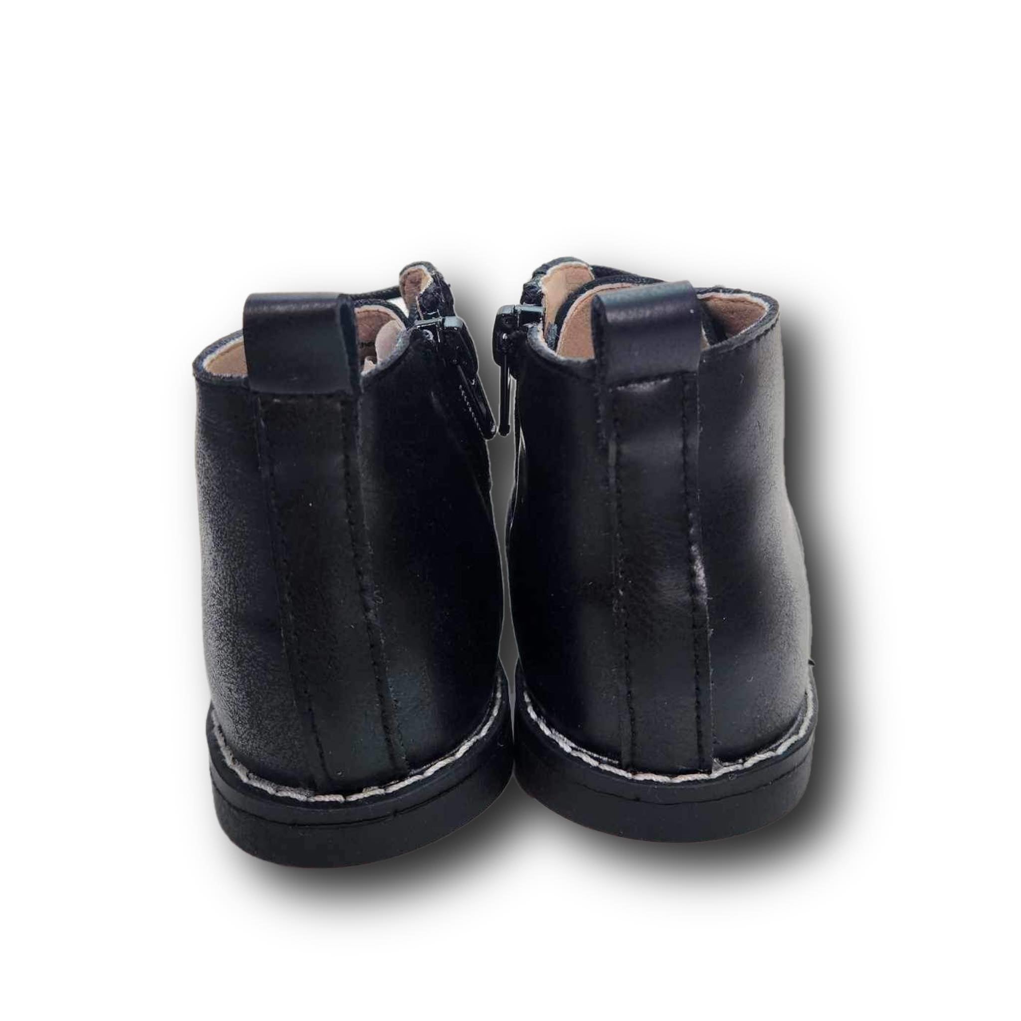 ALEAH Children's Boot in Black Leather