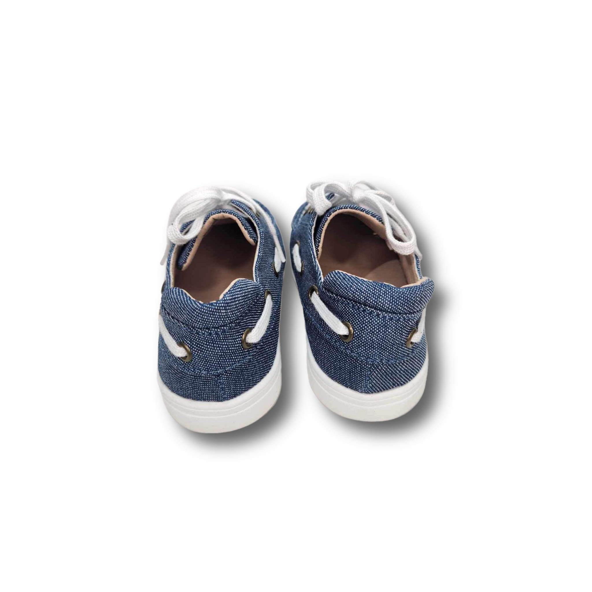 BRYN Children's Boat Shoe Sneaker in Blue