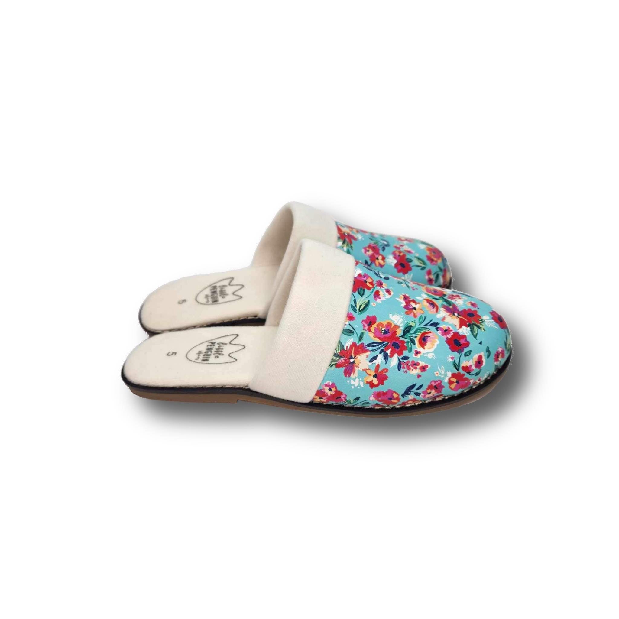 Adult Slippers in Spring Floral