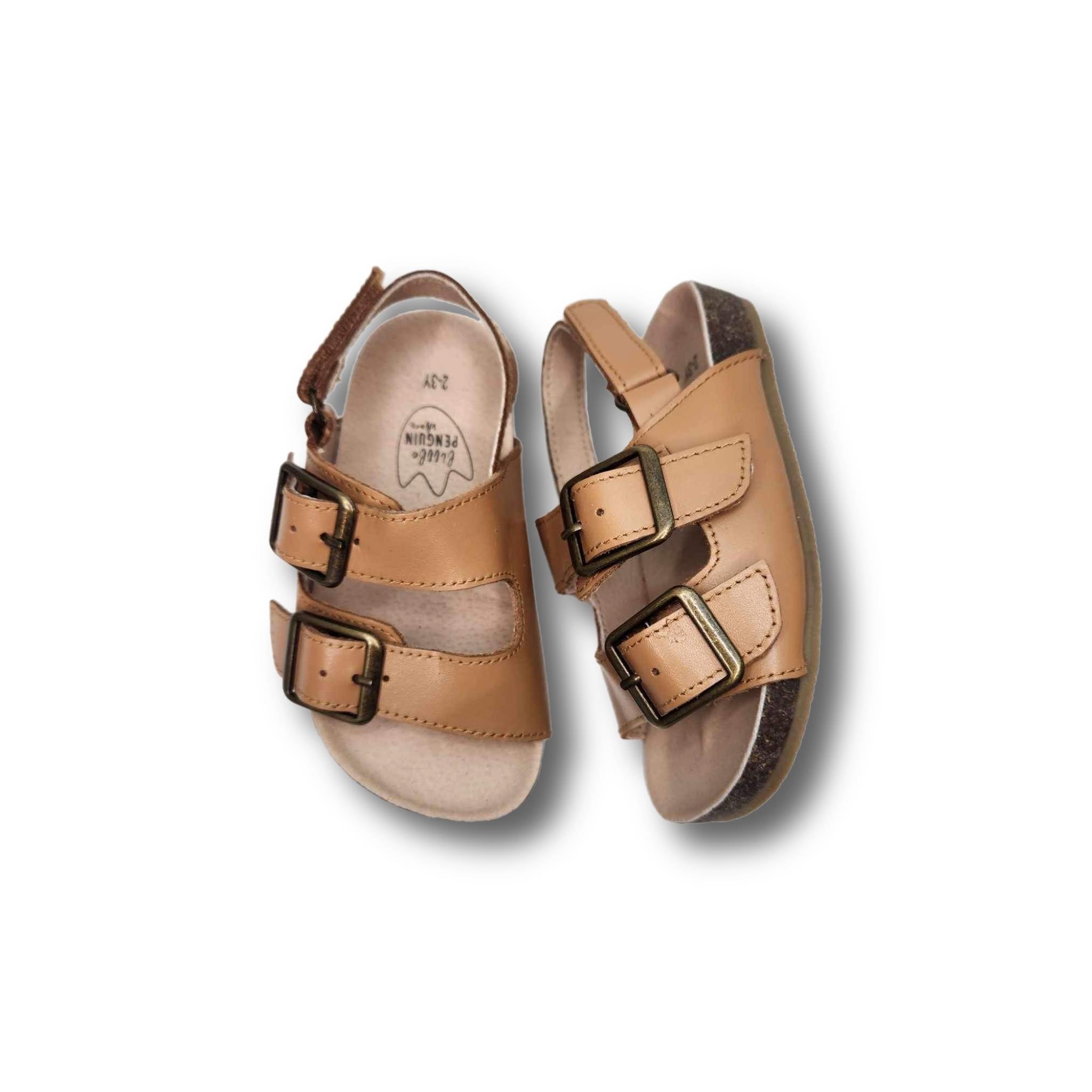 KAYDEN Children's Sandal in Natural Leather