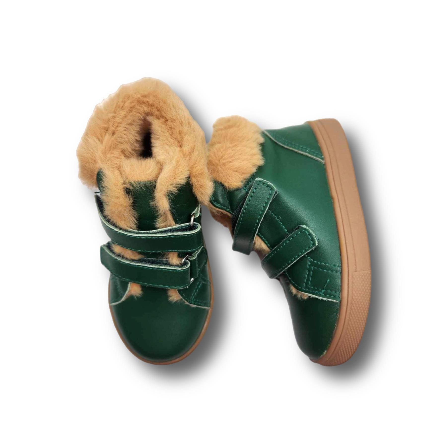 DOMINIC Children's Boot in Winter Green Leather