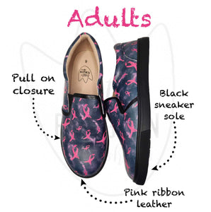 EMPEROR COLLECTION Adult Slide in Breast Cancer Ribbons