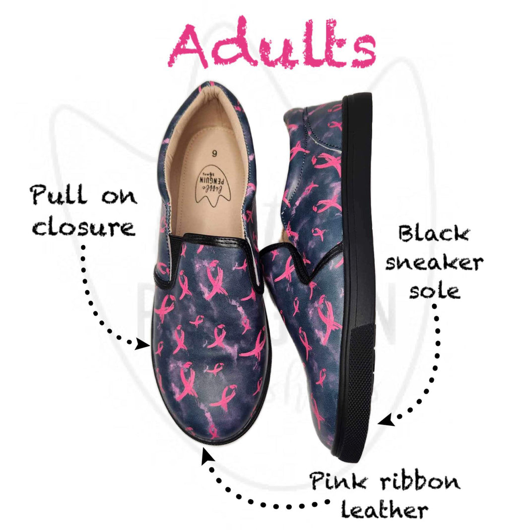 EMPEROR COLLECTION Adult Slide in Breast Cancer Ribbons