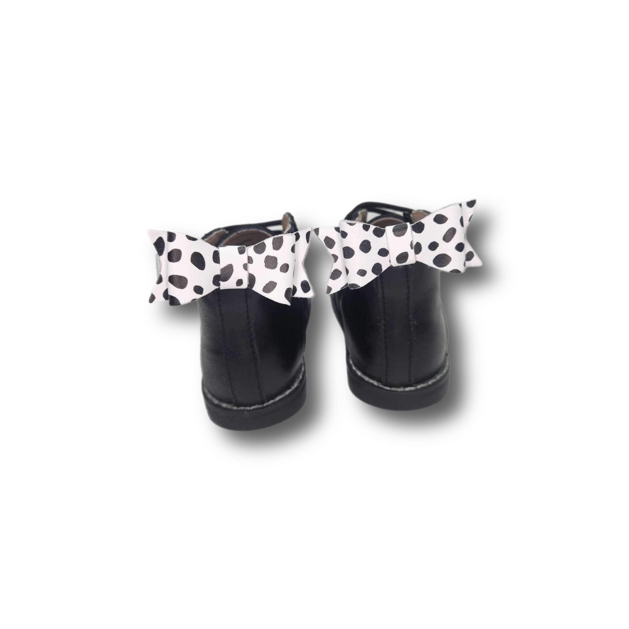 Hair & Shoe Clip in Spotted Leather