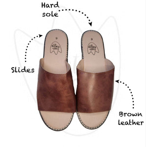 EMPEROR COLLECTION Adult Sandal in Brown